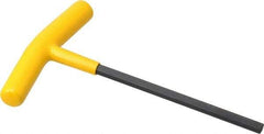 Bondhus - 1/4" Hex, T-Handle Cushion Grip, Hex Key - 6-13/32" OAL, Protanium High Torque Steel, Inch System of Measurement - Americas Industrial Supply