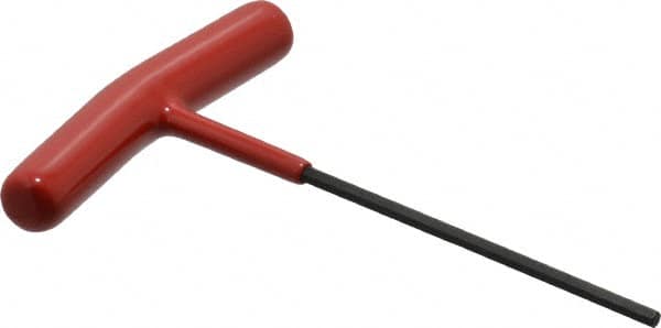 Bondhus - 3mm Hex, T-Handle Cushion Grip, Hex Key - 4-45/64" OAL, Protanium High Torque Steel, Metric System of Measurement - Americas Industrial Supply
