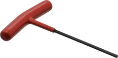 Bondhus - 3mm Hex, T-Handle Cushion Grip, Hex Key - 4-45/64" OAL, Protanium High Torque Steel, Metric System of Measurement - Americas Industrial Supply