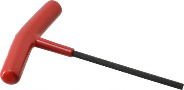 Bondhus - 5mm Hex, T-Handle Cushion Grip, Hex Key - 5-29/32" OAL, Protanium High Torque Steel, Metric System of Measurement - Americas Industrial Supply