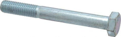 Value Collection - M12x1.75mm Metric Coarse, 100mm Length Under Head Hex Head Cap Screw - Partially Threaded, Grade 10.9 Alloy Steel, Zinc-Plated Finish, 19mm Hex - Americas Industrial Supply