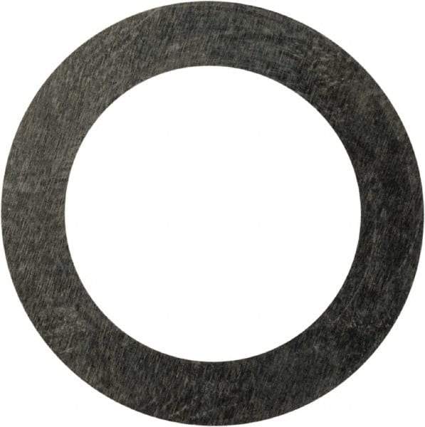 Made in USA - 0.004" Thick, 0.505" Inside x 3/4" OD, Round Shim - 7/16" Screw, Uncoated 302/304 Stainless Steel - Americas Industrial Supply