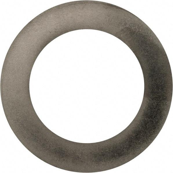 Made in USA - 0.008" Thick, 7/8" Inside x 1-3/8" OD, Round Shim - 3/4" Screw, Uncoated 302/304 Stainless Steel - Americas Industrial Supply