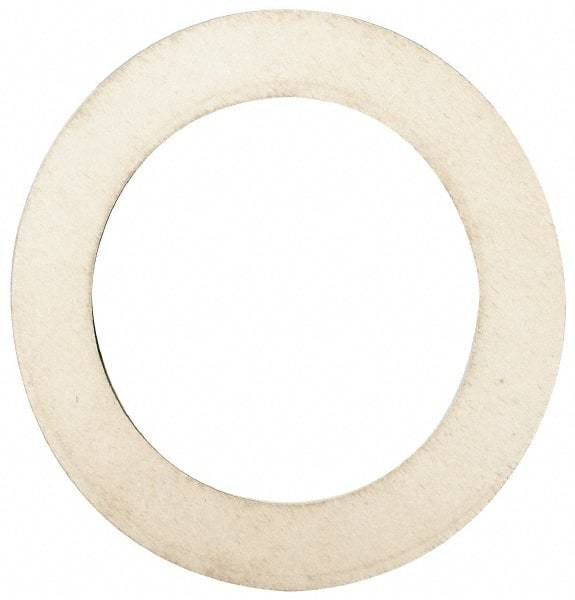 Made in USA - 0.008" Thick, 1-1/8" Inside x 1-5/8" OD, Round Shim - Uncoated 302/304 Stainless Steel - Americas Industrial Supply