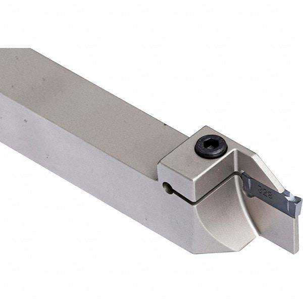 Iscar - External Thread, 0.7874" Max Depth of Cut, 3mm Min Groove Width, 6" OAL, Left Hand Indexable Grooving Cutoff Toolholder - 1" Shank Height x 1" Shank Width, C#-ASH../DG../HSK A63WH-ASH.. Insert Style, DGT Toolholder Style, Series Do-Grip - Americas Industrial Supply