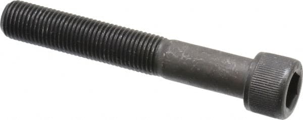 Value Collection - 3/8-24 UNF Hex Socket Drive, Socket Cap Screw - Alloy Steel, Black Oxide Finish, Partially Threaded, 2-1/2" Length Under Head - Americas Industrial Supply