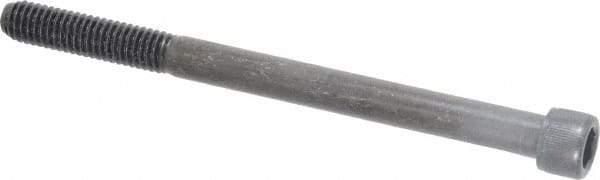 Value Collection - 3/8-16 UNC Hex Socket Drive, Socket Cap Screw - Alloy Steel, Black Oxide Finish, Partially Threaded, 5" Length Under Head - Americas Industrial Supply