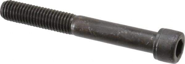 Value Collection - 1/2-13 UNC Hex Socket Drive, Socket Cap Screw - Alloy Steel, Black Oxide Finish, Partially Threaded, 4" Length Under Head - Americas Industrial Supply