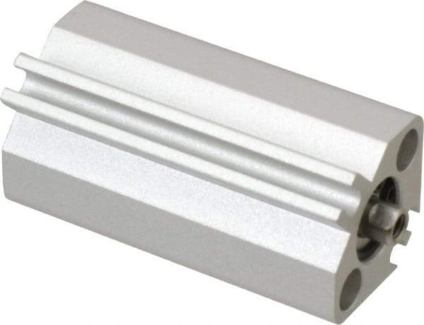 SMC PNEUMATICS - 1-3/16" Stroke x 1/2" Bore Double Acting Air Cylinder - 10-32 Port, 8-32 Rod Thread, 145 Max psi, 15 to 160°F - Americas Industrial Supply