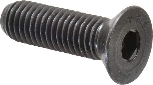 Value Collection - 1/2-13 UNC Hex Socket Drive, 82° Flat Screw - Alloy Steel, Black Oxide Finish, Fully Threaded, 1-3/4" OAL - Americas Industrial Supply