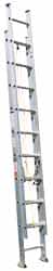 Made in USA - 36' High, Type I Rating, Aluminum Extension Ladder - Americas Industrial Supply