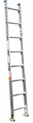 Made in USA - 8' High, Type IA Rating, Aluminum Extension Ladder - Americas Industrial Supply