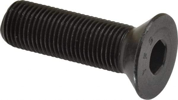 Value Collection - 1/2-20 UNF Hex Socket Drive, 82° Flat Screw - Alloy Steel, Black Oxide Finish, Fully Threaded, 1-3/4" OAL - Americas Industrial Supply