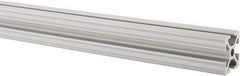 80/20 Inc. - 97 Inches Long x 1 Inch Wide x 1 Inch High, T Slotted Aluminum Extrusion - 0.4379 Square Inches, Clear Anodized Finish - Americas Industrial Supply
