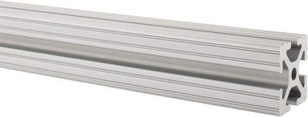 80/20 Inc. - 97 Inches Long x 1-1/2 Inches Wide x 1-1/2 Inches High, T Slotted Aluminum Extrusion - 1.154 Square Inches, Clear Anodized Finish - Americas Industrial Supply