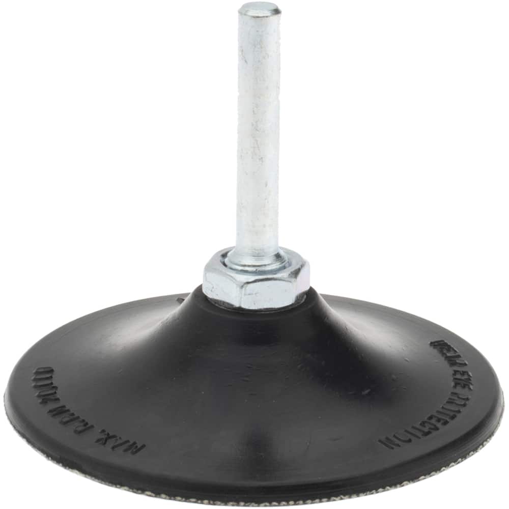 Merit Abrasives - 3" Diam Quick-Change Type P Disc Backing Pad - Americas Industrial Supply