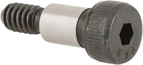 Value Collection - 1/4" Shoulder Diam x 3/8" Shoulder Length, #10-24 UNC, Hex Socket Shoulder Screw - 8 Alloy Steel, Uncoated, 0.357 to 3/8" Head Diam - Americas Industrial Supply