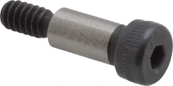 Value Collection - 1/4" Shoulder Diam x 1/2" Shoulder Length, #10-24 UNC, Hex Socket Shoulder Screw - 8 Alloy Steel, Uncoated, 0.357 to 3/8" Head Diam - Americas Industrial Supply