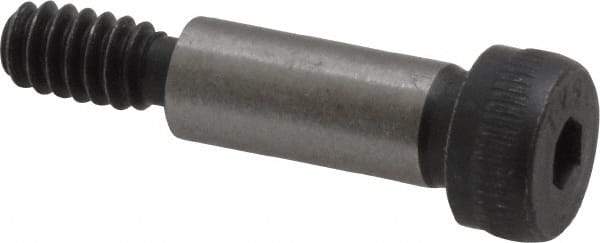 Value Collection - 1/4" Shoulder Diam x 5/8" Shoulder Length, #10-24 UNC, Hex Socket Shoulder Screw - 8 Alloy Steel, Uncoated, 0.357 to 3/8" Head Diam - Americas Industrial Supply