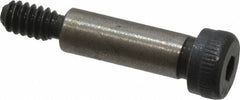 Value Collection - 1/4" Shoulder Diam x 3/4" Shoulder Length, #10-24 UNC, Hex Socket Shoulder Screw - 8 Alloy Steel, Uncoated, 0.357 to 3/8" Head Diam - Americas Industrial Supply
