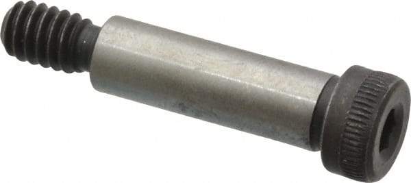 Value Collection - 5/16" Shoulder Diam x 1" Shoulder Length, 1/4-20 UNC, Hex Socket Shoulder Screw - 8 Alloy Steel, Uncoated, 0.419 to 0.438" Head Diam - Americas Industrial Supply