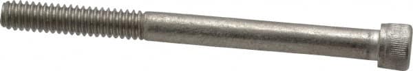Value Collection - 1/4-20 UNC Hex Socket Drive, Socket Cap Screw - Grade 18-8 Stainless Steel, Uncoated, 3-1/4" Length Under Head - Americas Industrial Supply