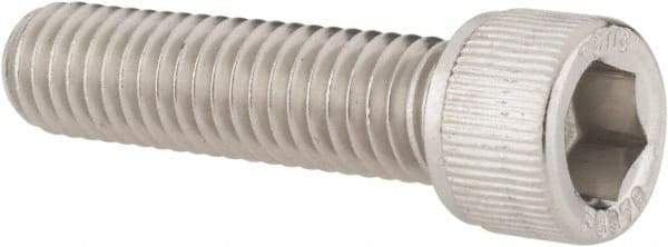 Value Collection - 3/8-16 UNC Hex Socket Drive, Socket Cap Screw - Grade 18-8 Stainless Steel, Fully Threaded, 1-1/2" Length Under Head - Americas Industrial Supply