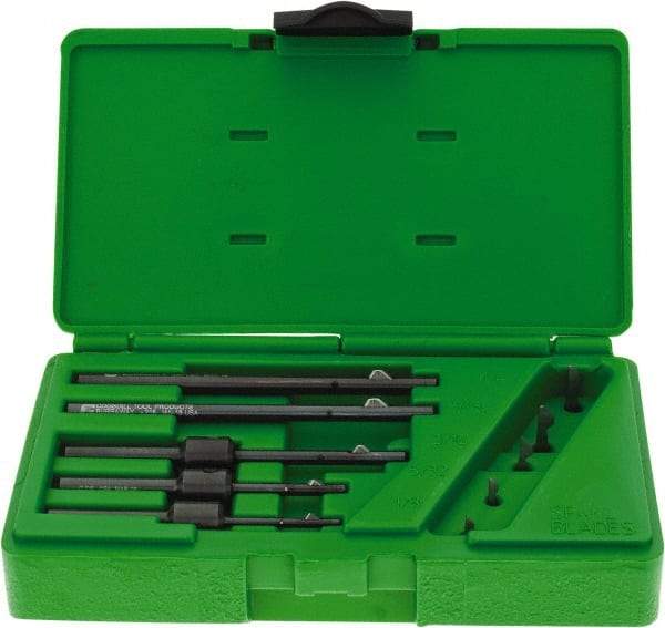 Cogsdill Tool - 5 Piece Power Deburring Tool Set - Includes 1/8 to 1/4" Diam Hole Range Tools - Americas Industrial Supply