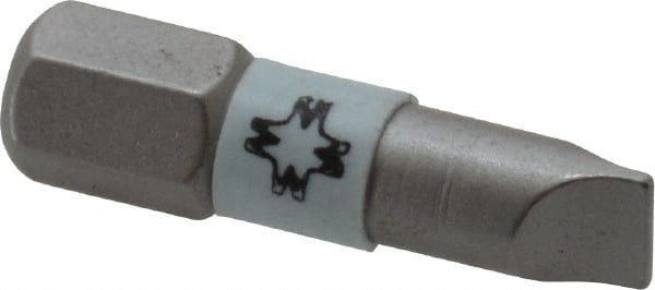 Wera - 5.5mm x 0.8mm Blade, 1/4" Drive Slotted Screwdriver Bit - Americas Industrial Supply