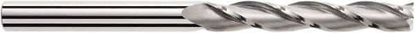 SGS - 18mm, 75mm LOC, 18mm Shank Diam, 150mm OAL, 3 Flute, Solid Carbide Square End Mill - Single End, Uncoated, Spiral Flute, 30° Helix, Centercutting, Right Hand Cut, Right Hand Flute, Series 5XLM - Americas Industrial Supply