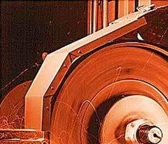 Norton - 4" Wide x 132" OAL, 40 Grit, Aluminum Oxide Abrasive Belt - Aluminum Oxide, Coarse, Coated, X Weighted Cloth Backing, Series R228 - Americas Industrial Supply