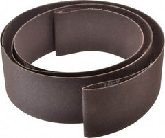 Norton - 3" Wide x 132" OAL, 120 Grit, Aluminum Oxide Abrasive Belt - Aluminum Oxide, Fine, Coated, X Weighted Cloth Backing, Series R228 - Americas Industrial Supply