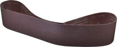 Norton - 4" Wide x 54" OAL, 60 Grit, Aluminum Oxide Abrasive Belt - Aluminum Oxide, Medium, Coated, X Weighted Cloth Backing, Series R228 - Americas Industrial Supply