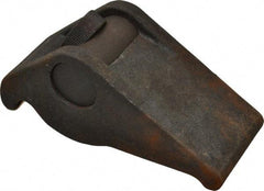 Value Collection - 5/8" Stud, 4-1/4" Max Clamping Height, Steel, Adjustable & Self-Positioning Strap Clamp - 2-5/8" Wide, 2-1/4" High, 2-1/8" Heel to Stud Center - Americas Industrial Supply