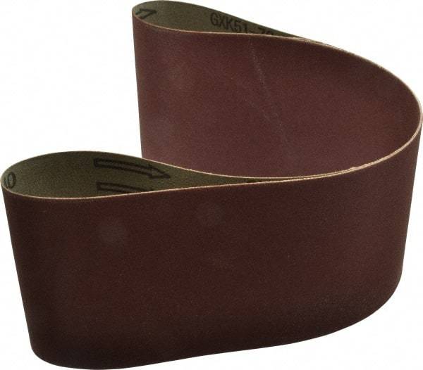 Tru-Maxx - 4" Wide x 36" OAL, 240 Grit, Aluminum Oxide Abrasive Belt - Aluminum Oxide, Very Fine, Coated - Americas Industrial Supply