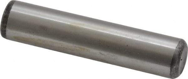 Value Collection - 1/2" Diam x 2-1/4" Pin Length Grade 8 Alloy Steel Standard Dowel Pin - C 50-58 Hardness, 51,000 Lb Breaking Strength, 1 Beveled & 1 Rounded End - Americas Industrial Supply