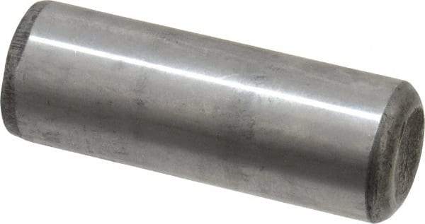 Value Collection - 5/8" Diam x 1-3/4" Pin Length Grade 8 Alloy Steel Standard Dowel Pin - C 50-58 Hardness, 79,800 Lb Breaking Strength, 1 Beveled & 1 Rounded End - Americas Industrial Supply