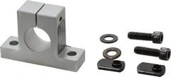 80/20 Inc. - 3 Inch Wide x 2-1/8 Inch High x 7/8 Inch Deep Single Horizontal Base - 1.004 Inch Hole x 0.328 Inch Bolt Hole Diameter - Americas Industrial Supply