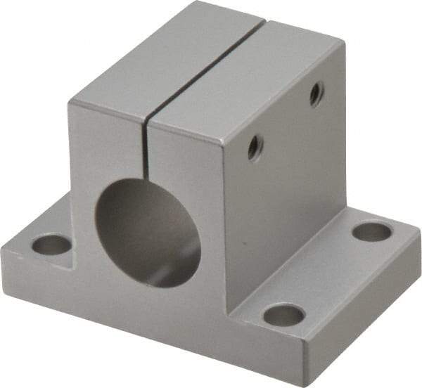 80/20 Inc. - 1-1/2 Inch Wide x 2-1/8 Inch High x 3 Inch Deep Double Horizontal Base - 1.004 Inch Hole x 0.328 Inch Bolt Hole Diameter - Americas Industrial Supply