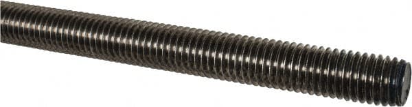 Made in USA - 3/4-10 UNC (Coarse), 3' Long, Stainless Steel Threaded Rod - Right Hand Thread - Americas Industrial Supply