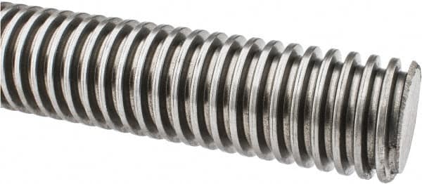 Keystone Threaded Products - 1-1/2-4 Acme, 3' Long, Low Carbon Steel General Purpose Acme Threaded Rod - Oil Finish Finish, Right Hand Thread, 2G Fit - Americas Industrial Supply