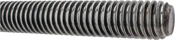 Keystone Threaded Products - 1-1/8-5 Acme, 6' Long, Low Carbon Steel General Purpose Acme Threaded Rod - Oil Finish Finish, Right Hand Thread, 2G Fit - Americas Industrial Supply