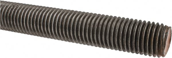 Value Collection - 1-8 UNC (Coarse), 3' Long, Alloy Steel Threaded Rod - Right Hand Thread - Americas Industrial Supply