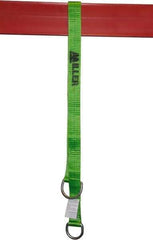 Miller - 6' Long, Cross-Arm Strap - 400 Lb Capacity, Nylon Webbing with Steel D-Rings - Americas Industrial Supply