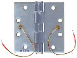 Stanley - 4-1/2" Long x 4-1/2" Wide Steel Full Mortise, Concealed Electric Commercial Hinge - Americas Industrial Supply