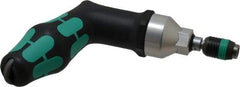 Wera - 3 to 6 N/m, Adjustable Torque Limiting Screwdriver - 6" OAL, 1/4" Drive, 1/4" Graduation - Americas Industrial Supply