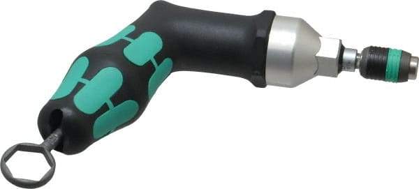 Wera - 25 to 55 In/Lb, Adjustable Torque Limiting Screwdriver - 6" OAL, 1/4" Drive, 2.5 In/Lb Graduation - Americas Industrial Supply