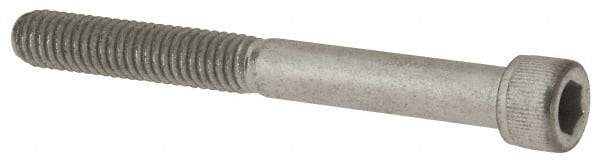 Value Collection - 5/16-18 UNC Hex Socket Drive, Socket Cap Screw - Alloy Steel, Zinc-Plated Finish, Partially Threaded, 3" Length Under Head - Americas Industrial Supply