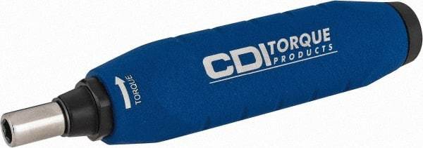 CDI - 1 Piece, 4 to 40 In/Lb, Female Hex Preset Torque Limiting Screwdriver - 6" OAL, 1/4" Drive - Americas Industrial Supply