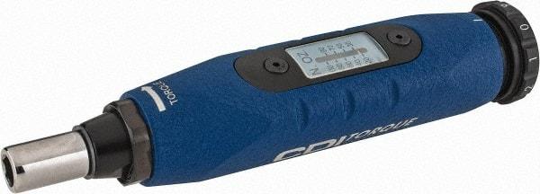 CDI - 1 Piece, 1-1/4 to 6-1/4 In/Lb, Female Hex Adjustable Torque Limiting Screwdriver - 4.2" OAL, 1/4" Drive - Americas Industrial Supply